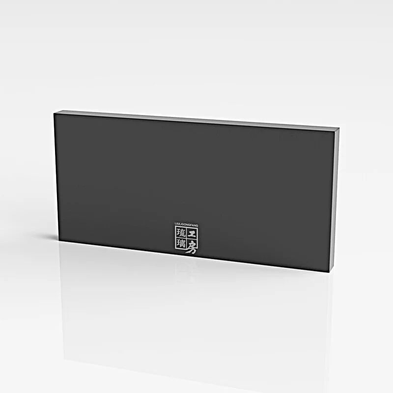 Black Acrylic Display Base with Logo Engraving (varies sizes)