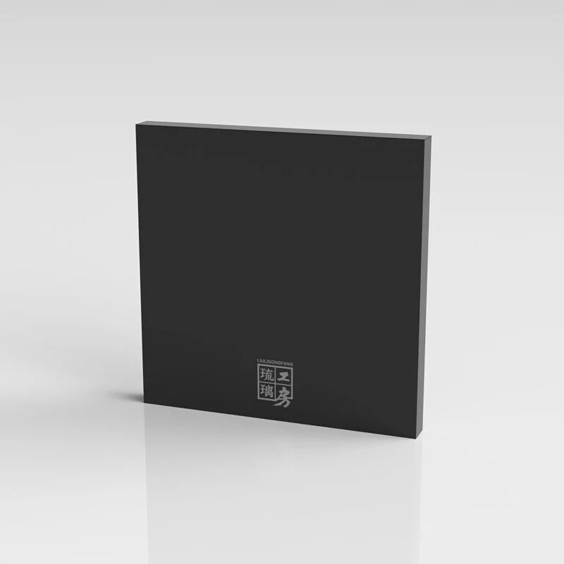 Black Acrylic Display Base with Logo Engraving (varies sizes)
