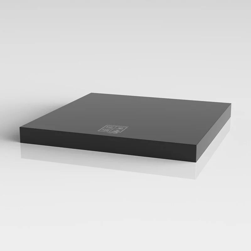 Black Acrylic Display Base with Logo Engraving (varies sizes)