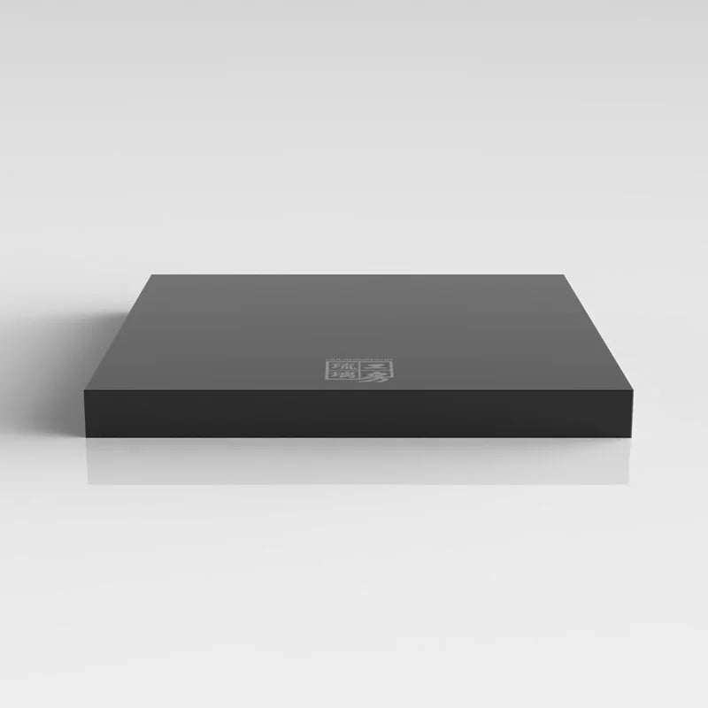 Black Acrylic Display Base with Logo Engraving (varies sizes)
