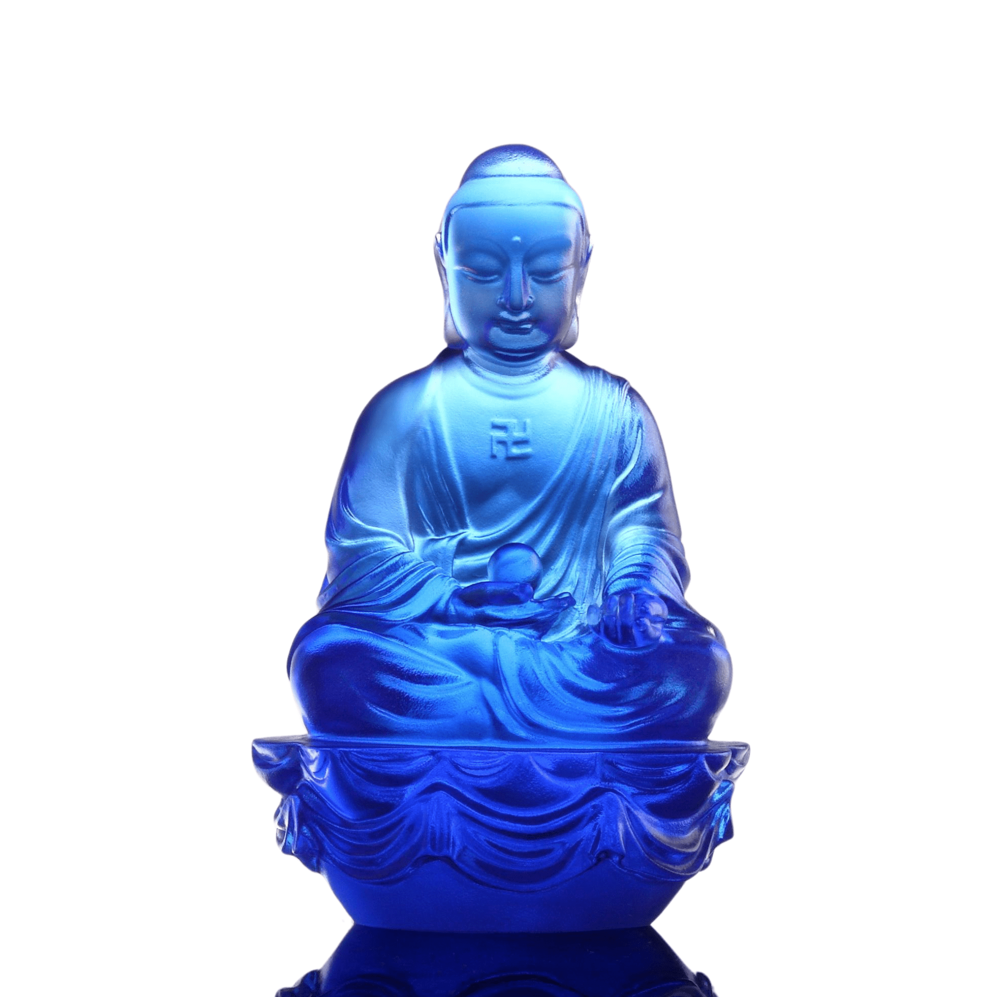 Crystal Art Buddha, Medicine Buddha, The Guardian of Peace