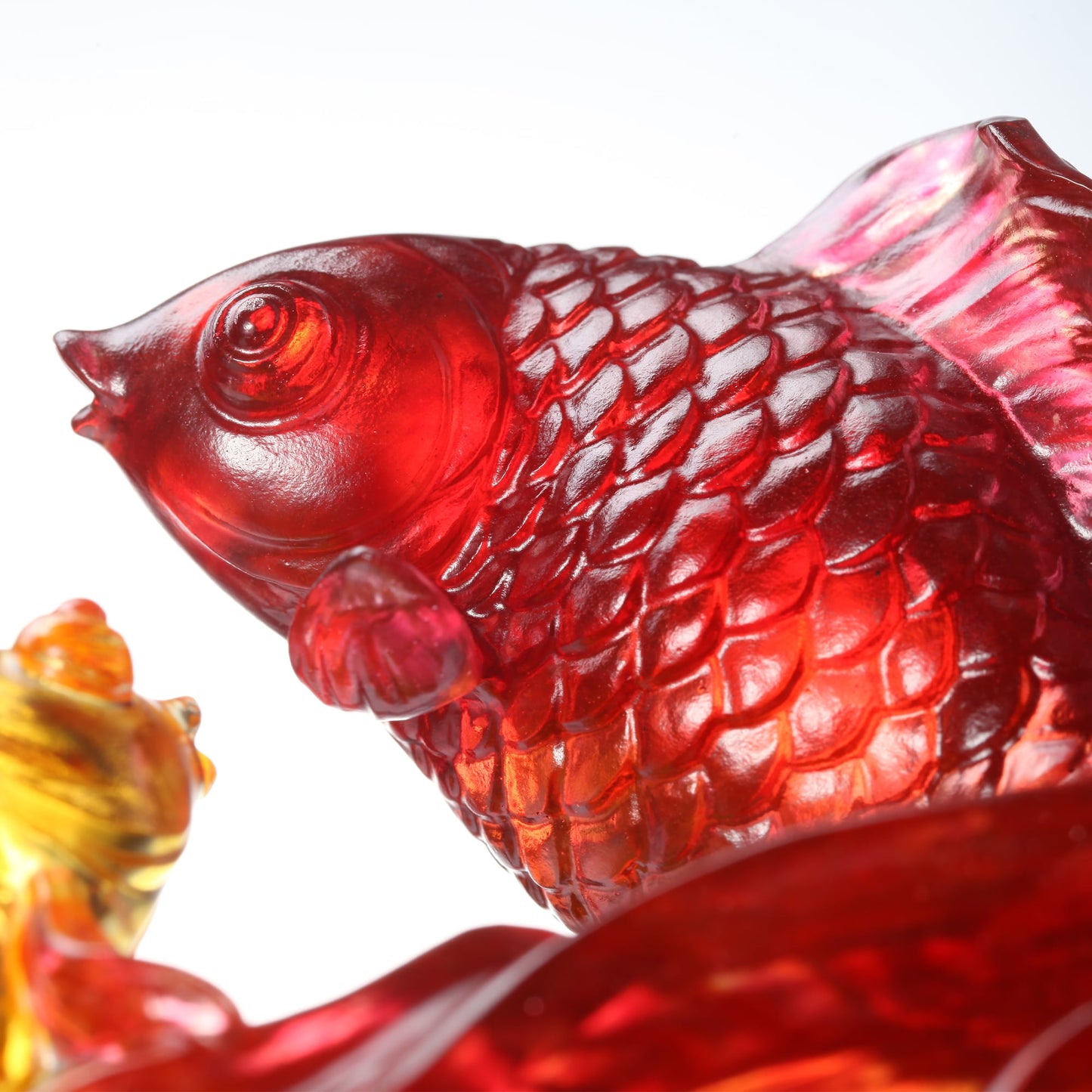 Crystal Koi Fish Figurine, In Unity