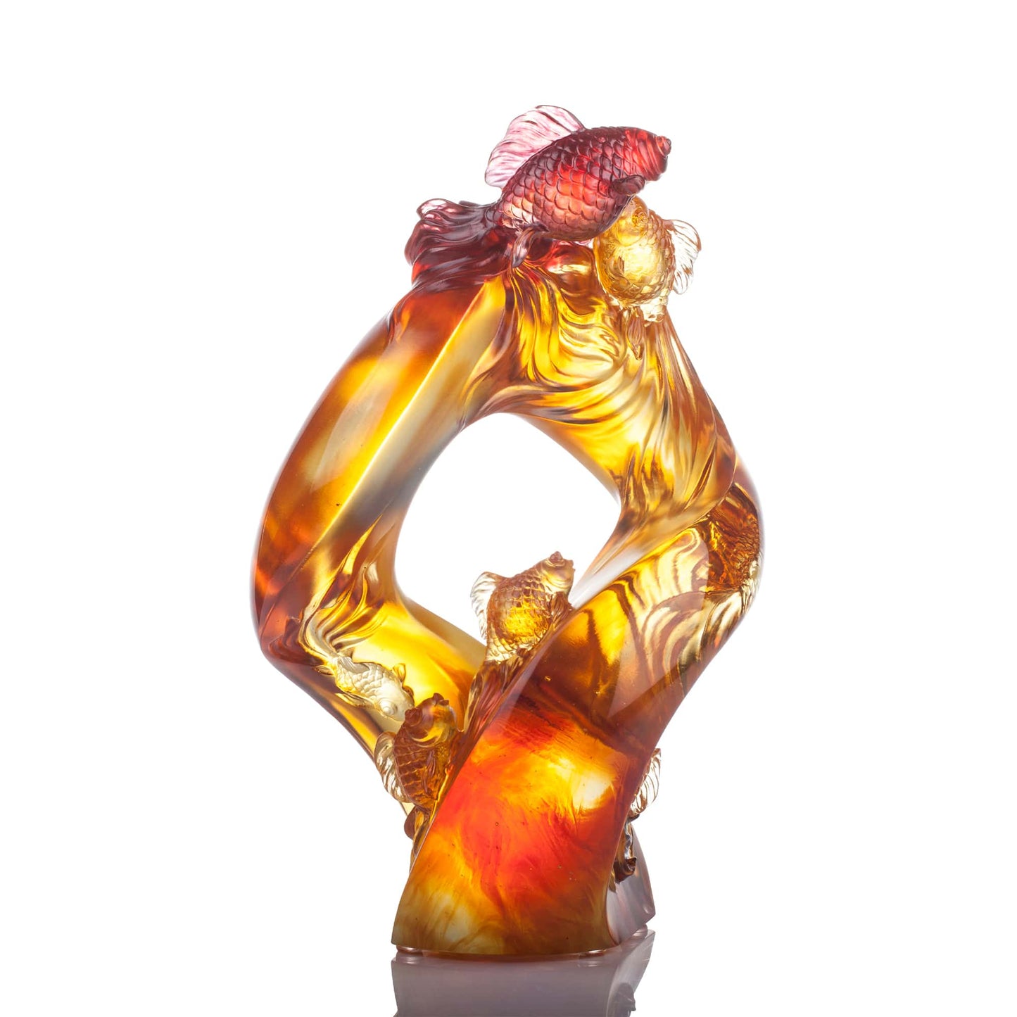 Crystal Koi Fish Figurine, In Unity