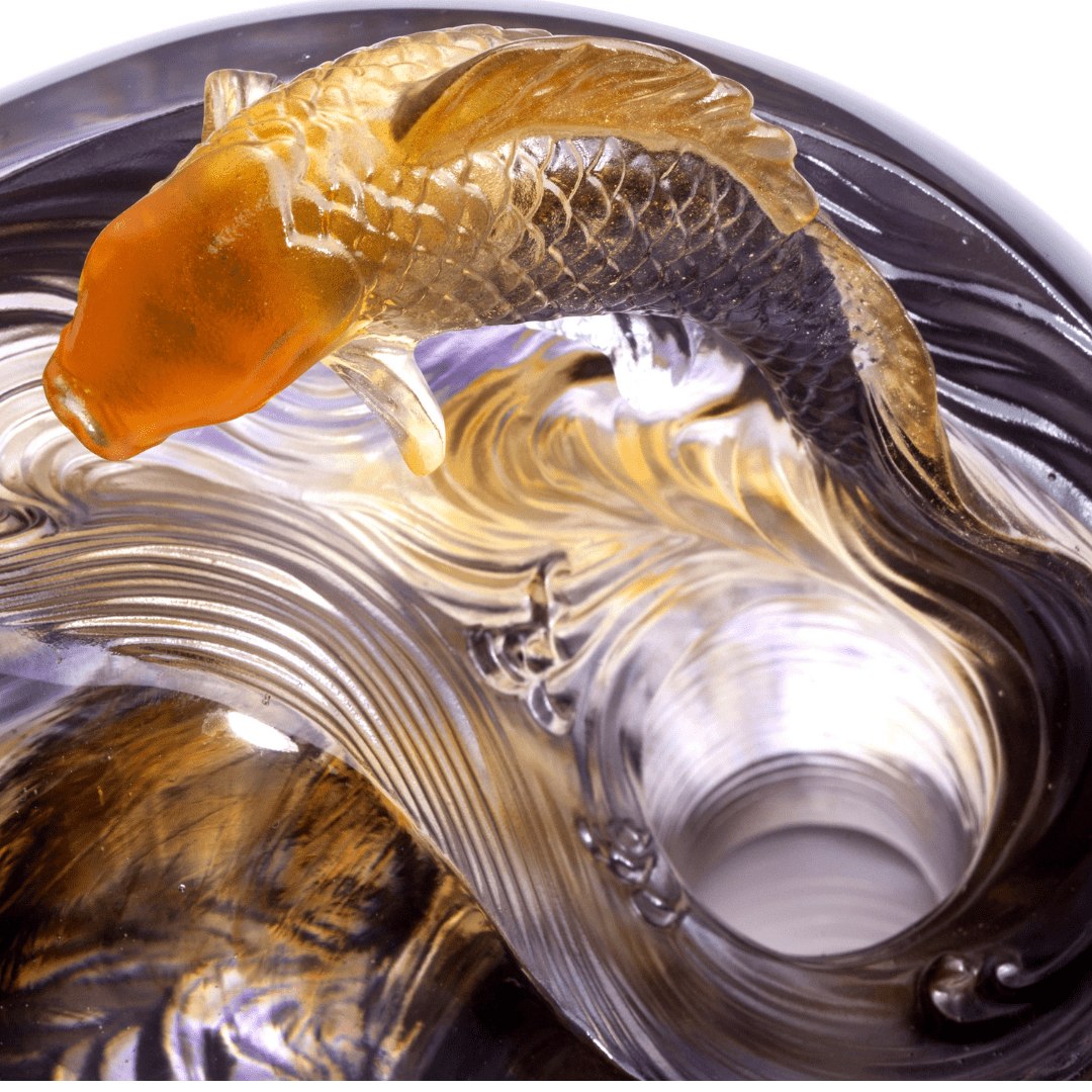 Crystal Koi Fish Figurine, Up to Clear Skies