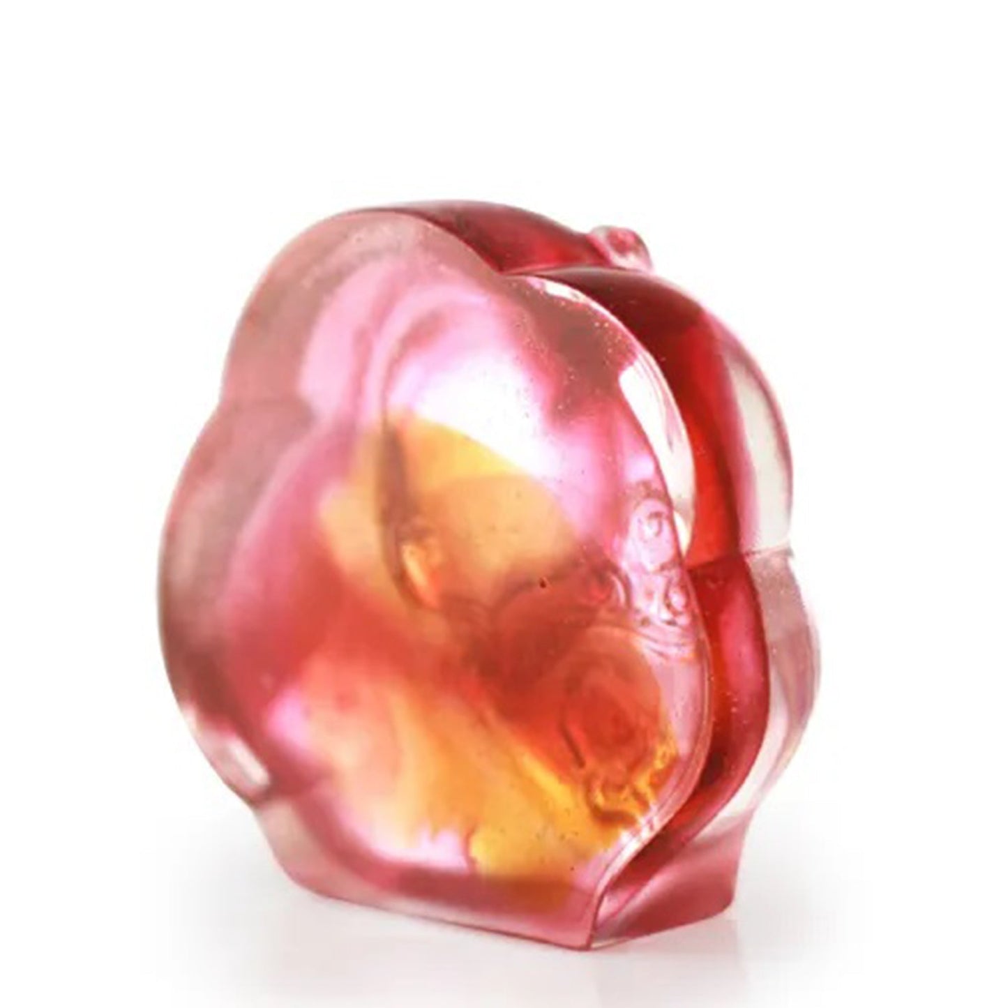 Crystal Paperweight, Ruyi from Above