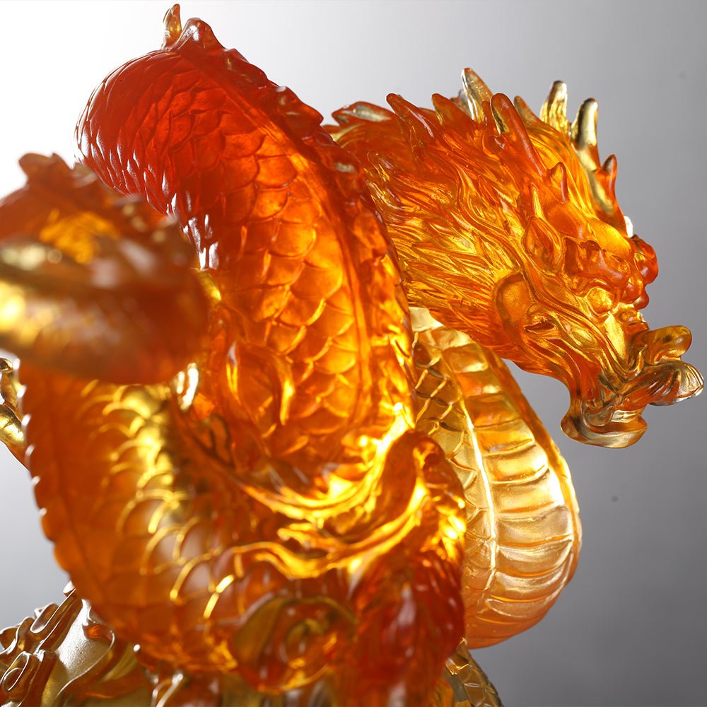 Crystal Sculpture, Dragon, Rise of the Dragon