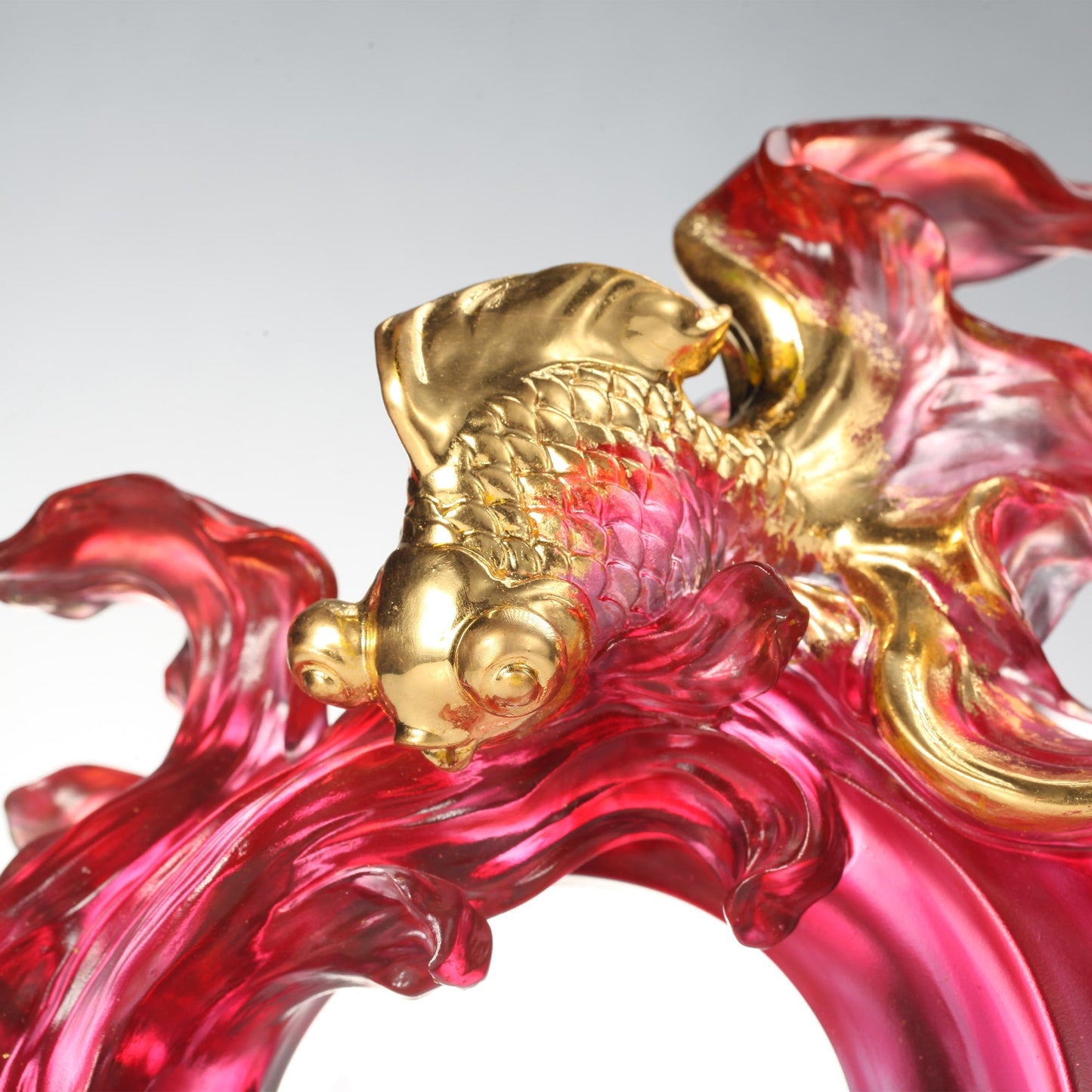 Crystal Sculpture, Goldfish, In Fulfillment