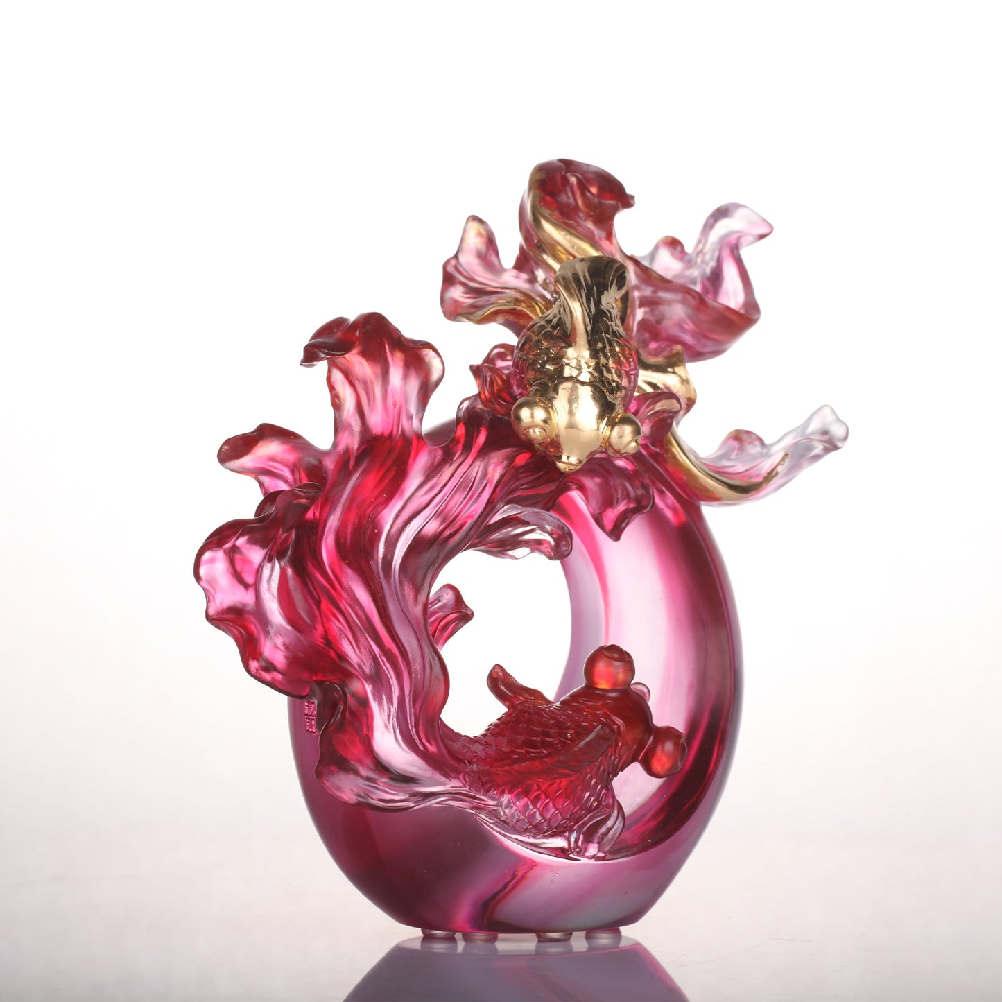 Crystal Sculpture, Goldfish, In Fulfillment