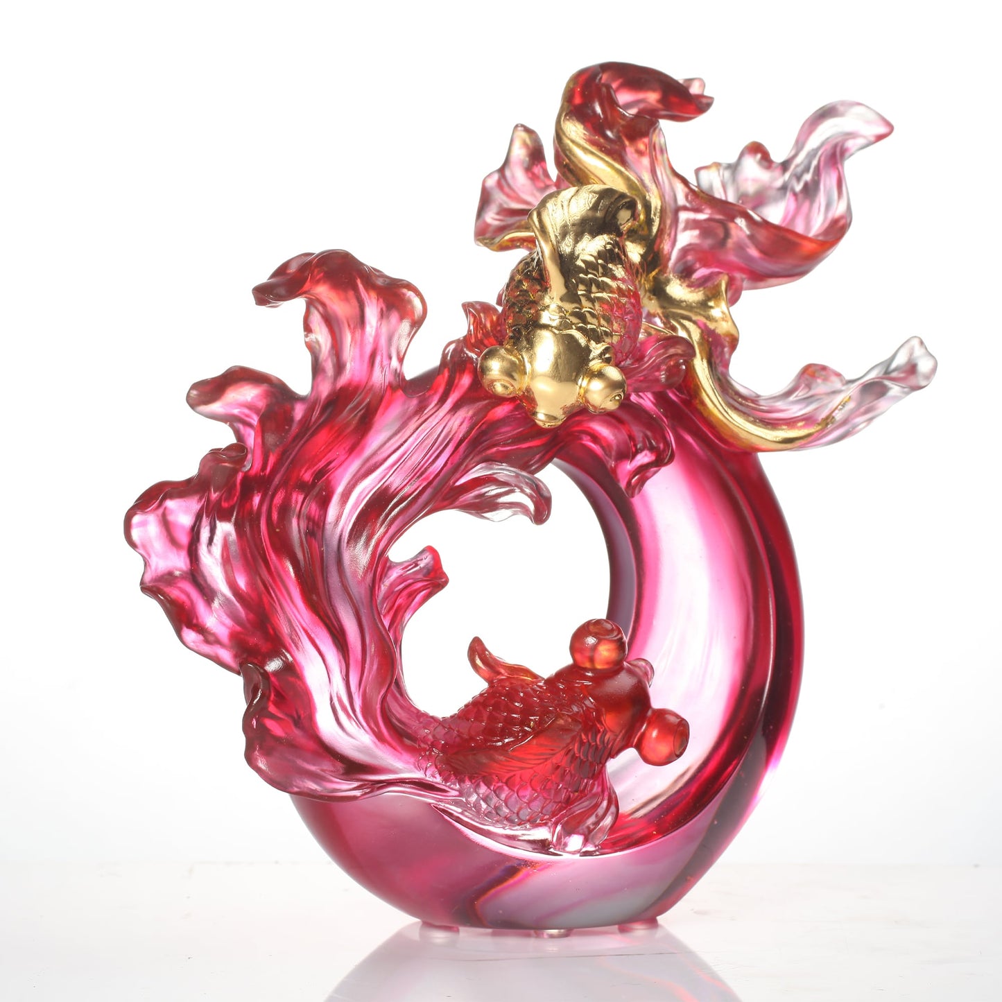 Crystal Sculpture, Goldfish, In Fulfillment