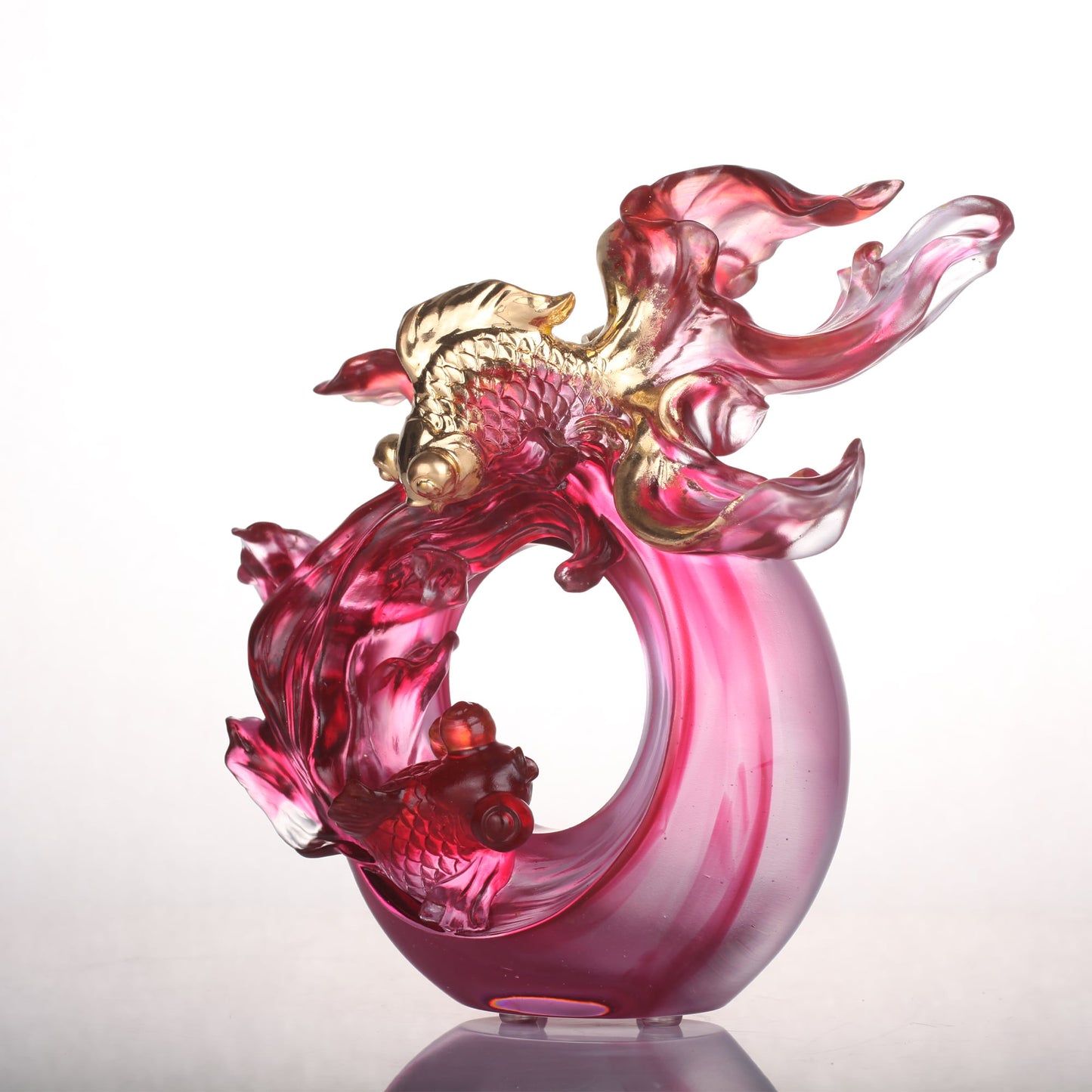 Crystal Sculpture, Goldfish, In Fulfillment
