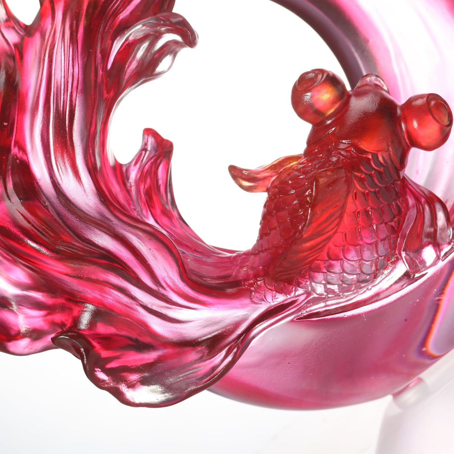Crystal Sculpture, Goldfish, In Fulfillment