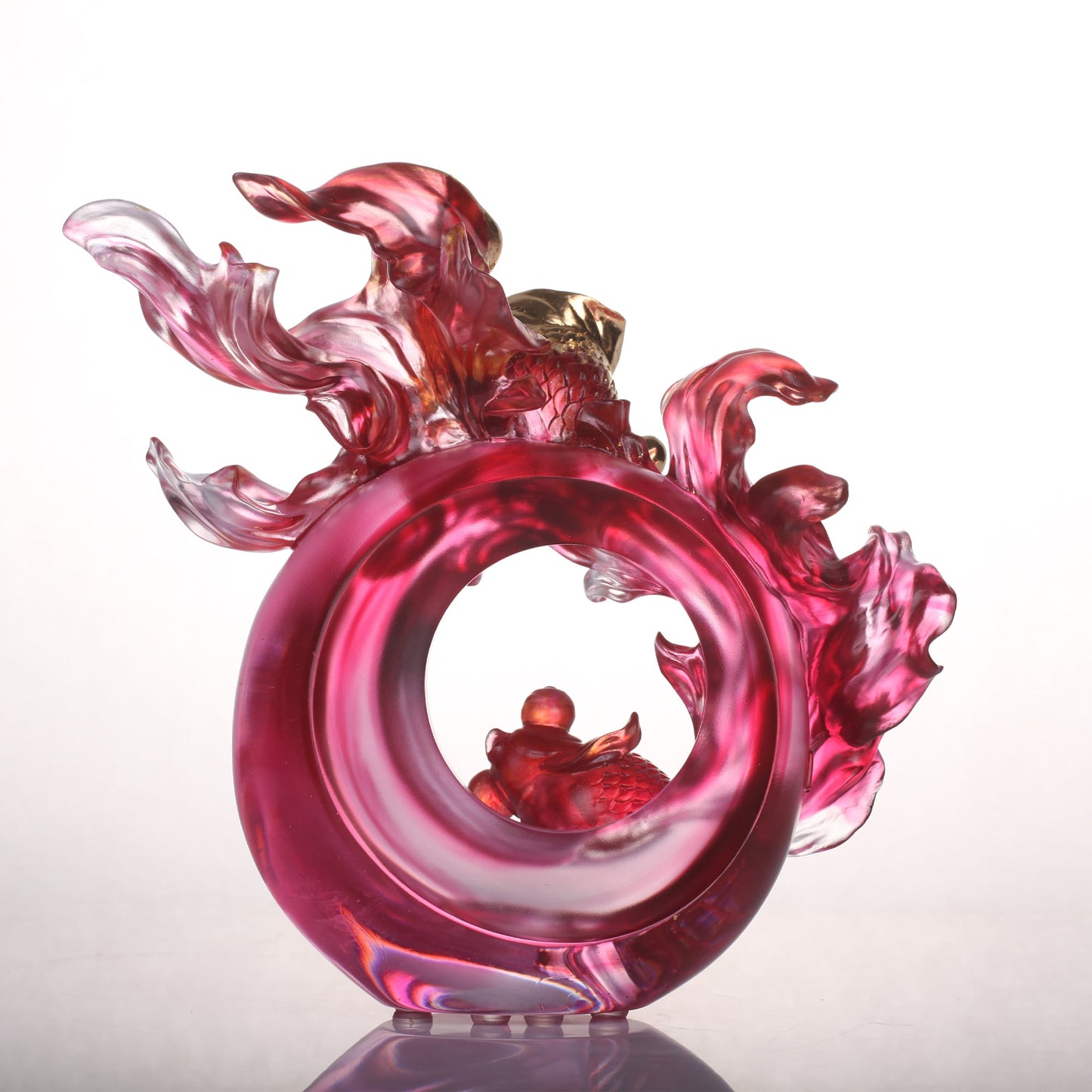Crystal Sculpture, Goldfish, In Fulfillment