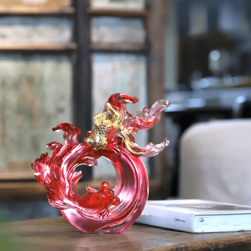 Crystal Sculpture, Goldfish, In Fulfillment