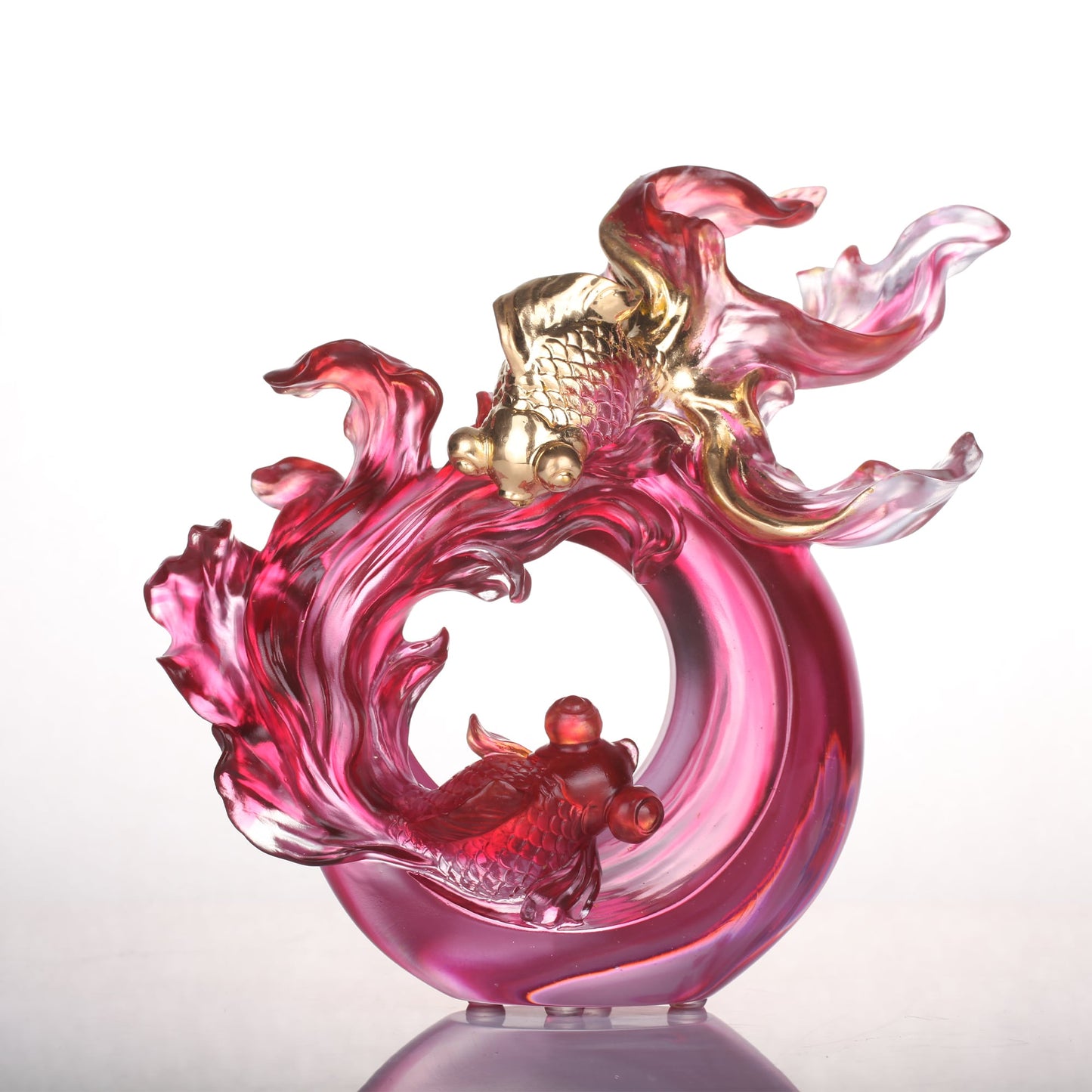 Crystal Sculpture, Goldfish, In Fulfillment