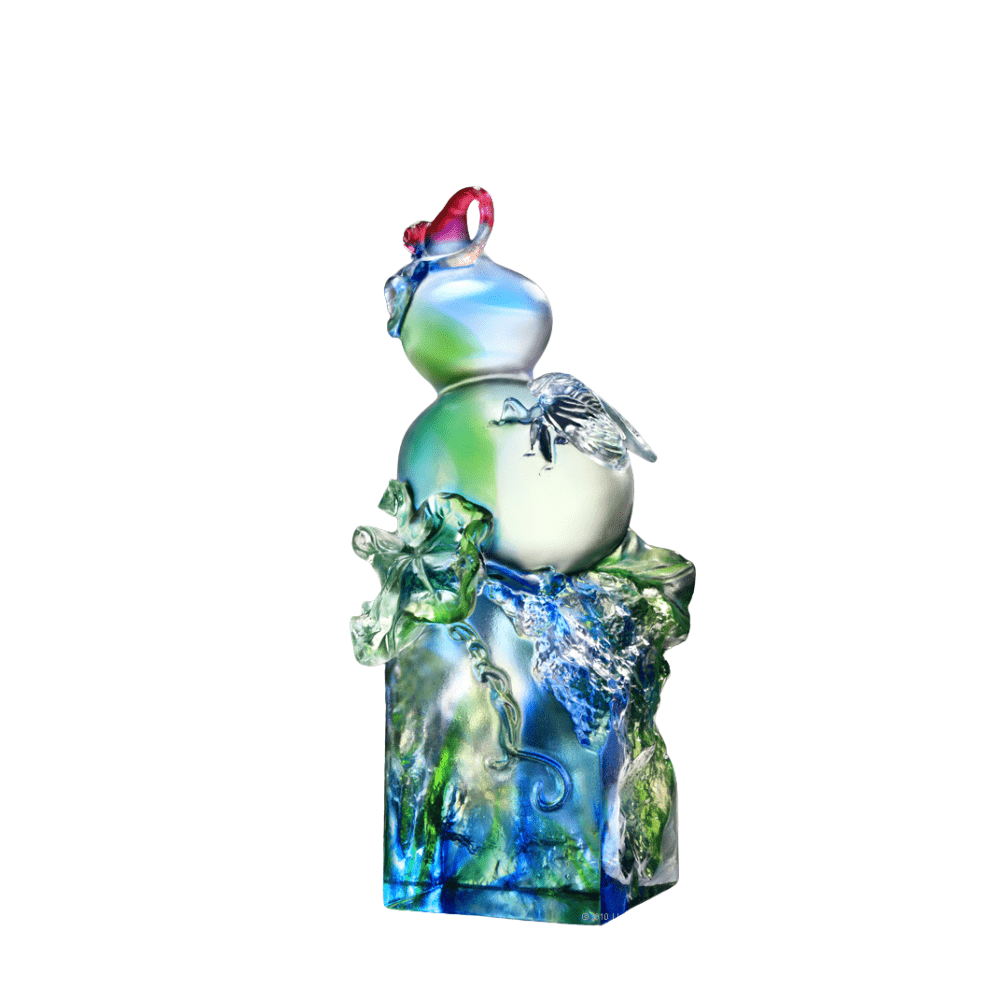 Crystal Sculpture, Hulu Gourd, To Know Happiness