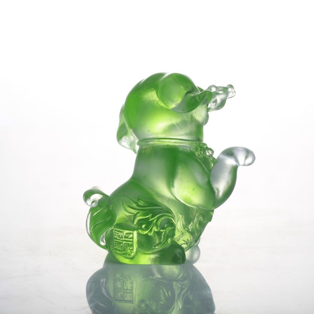 Crystal Zodiac, Year of the Dog, Prosperity Follows Woof Woof