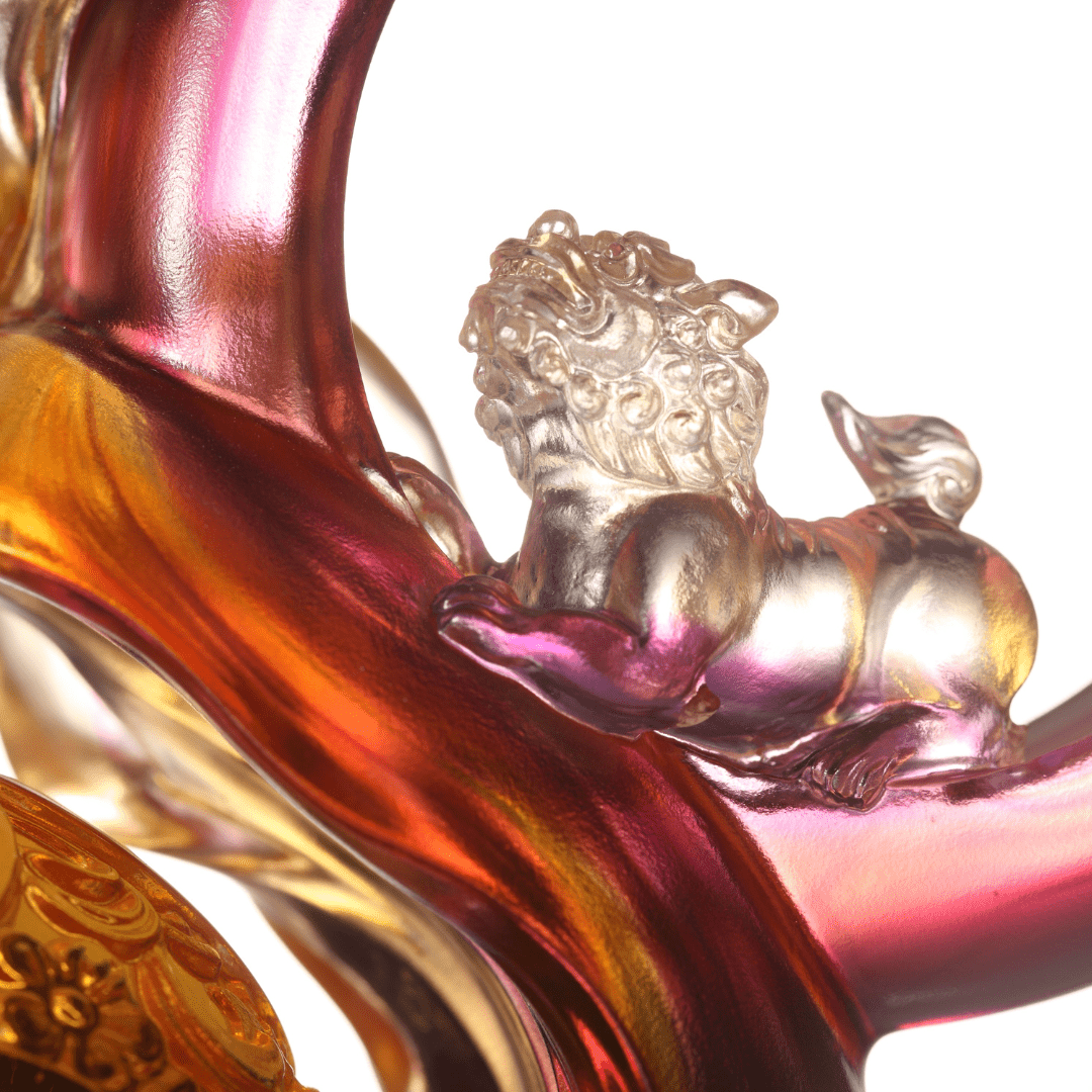 Foo Dog, Chinese Guardian Lion, Rousing Heaven and Earth to Good Deeds