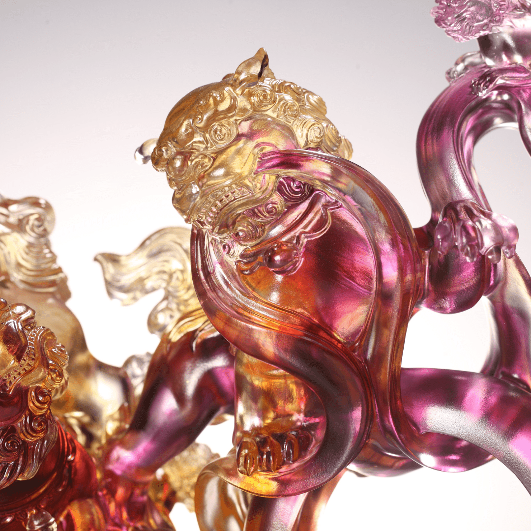 Foo Dog, Chinese Guardian Lion, Rousing Heaven and Earth to Good Deeds