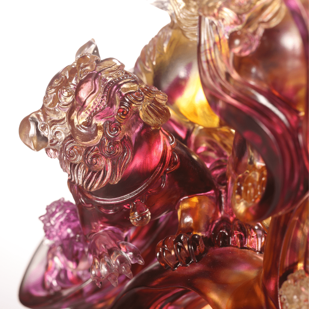 Foo Dog, Chinese Guardian Lion, Rousing Heaven and Earth to Good Deeds