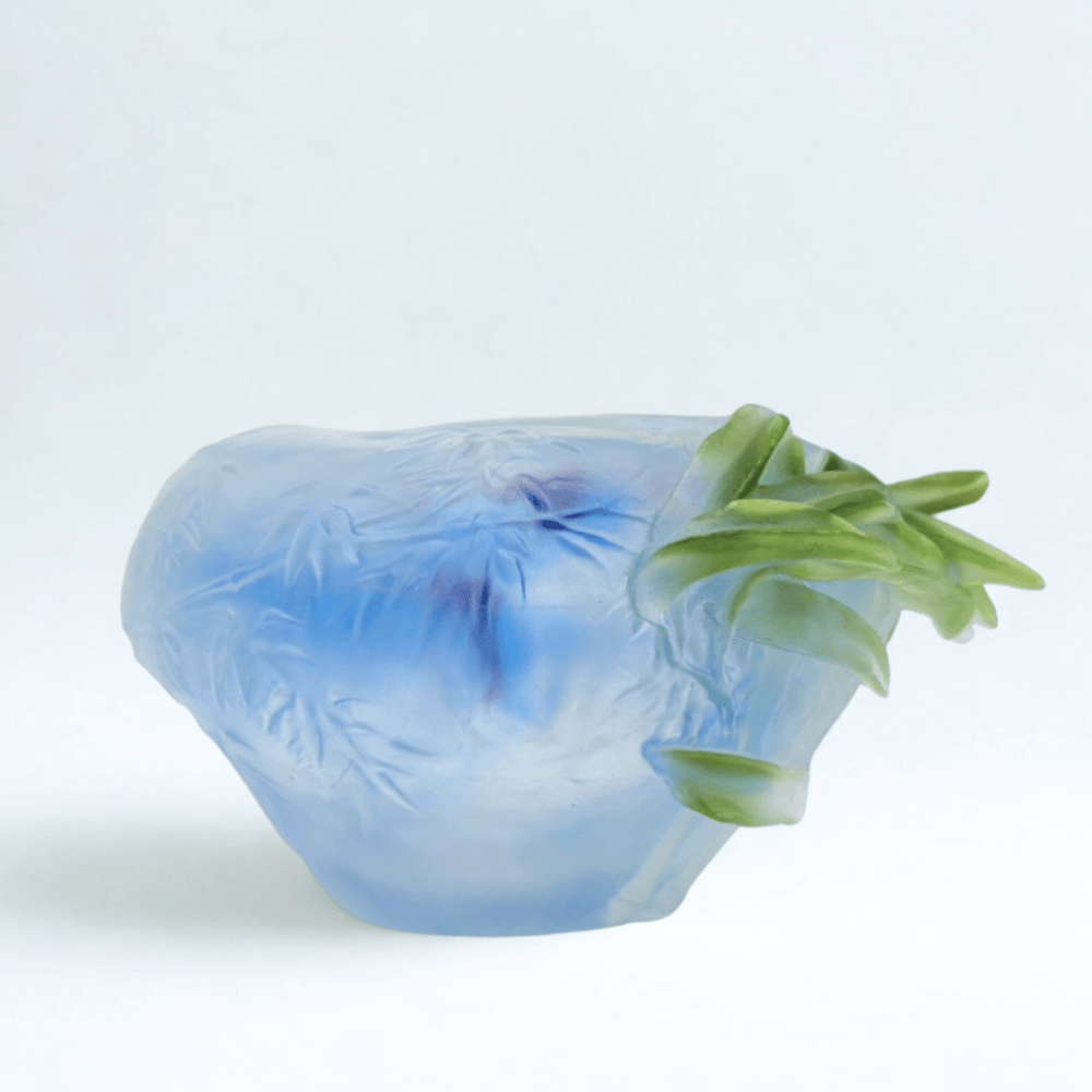 LIULI Crystal Art, Wind Buoyed in Bamboo Shadows