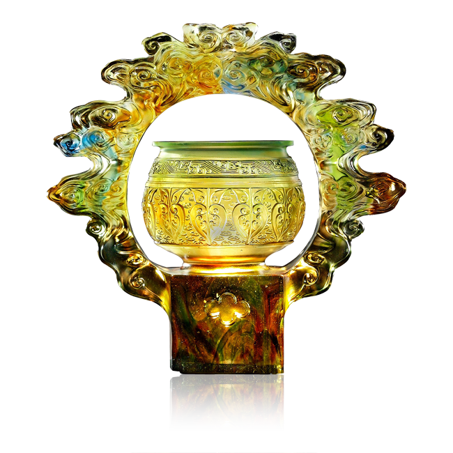 LIULI Crystal, Cloud Ding, Vessel | Cruising Heavenly High