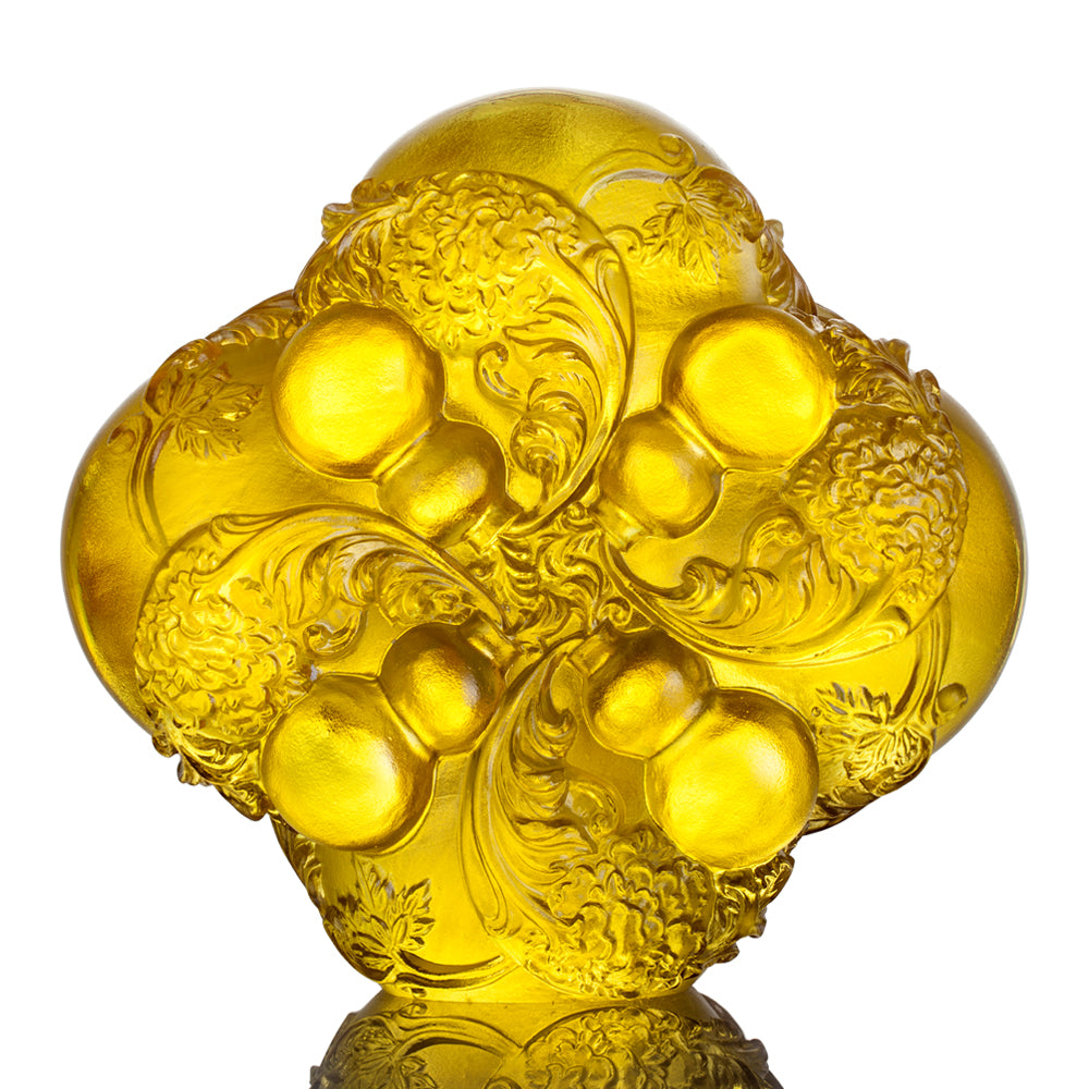 Crystal Feng Shui, Gourd, Hulu, Well of Fortune - LIULI Crystal Art