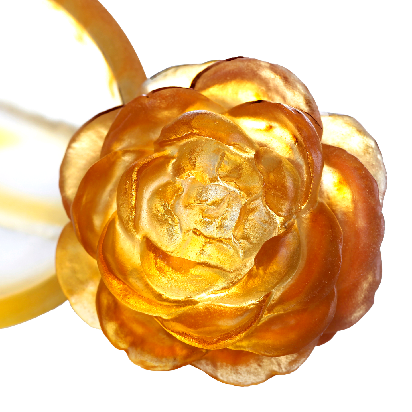 Crystal Flower, Camellia Bloom, Destined Harmony - LIULI Crystal Art