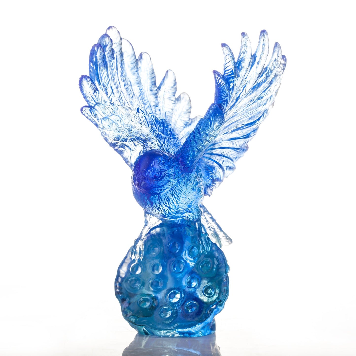 Aligned with the Light, I Soar, Blue Bird Figurine