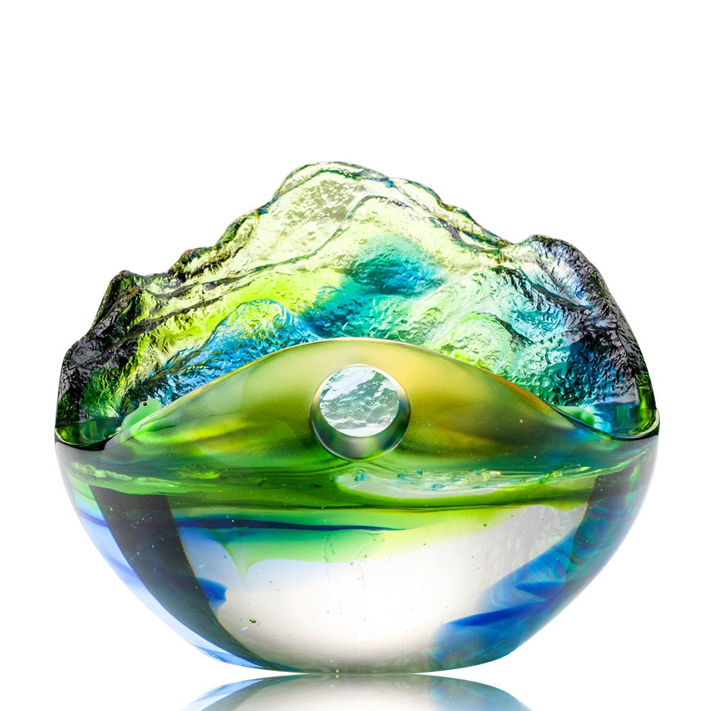 An Idyllic Song (Friendship, Peaceful) - Frogs Figurine - LIULI Crystal Art