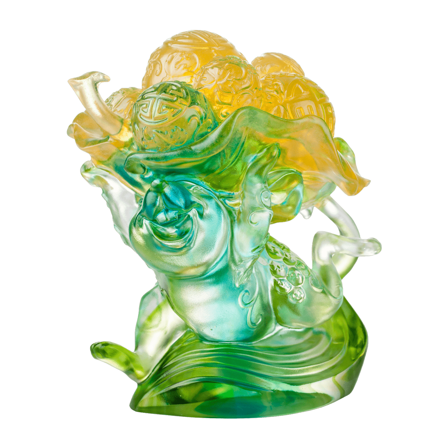 Crystal Animal, Mice, Mouse, Year of the Rat, An Auspicious Delivery - LIULI Crystal Art