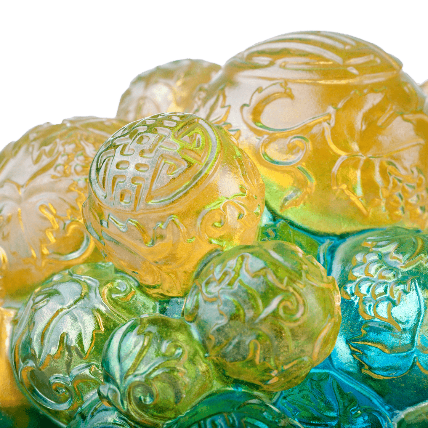 Crystal Animal, Mice, Mouse, Year of the Rat, An Auspicious Delivery - LIULI Crystal Art