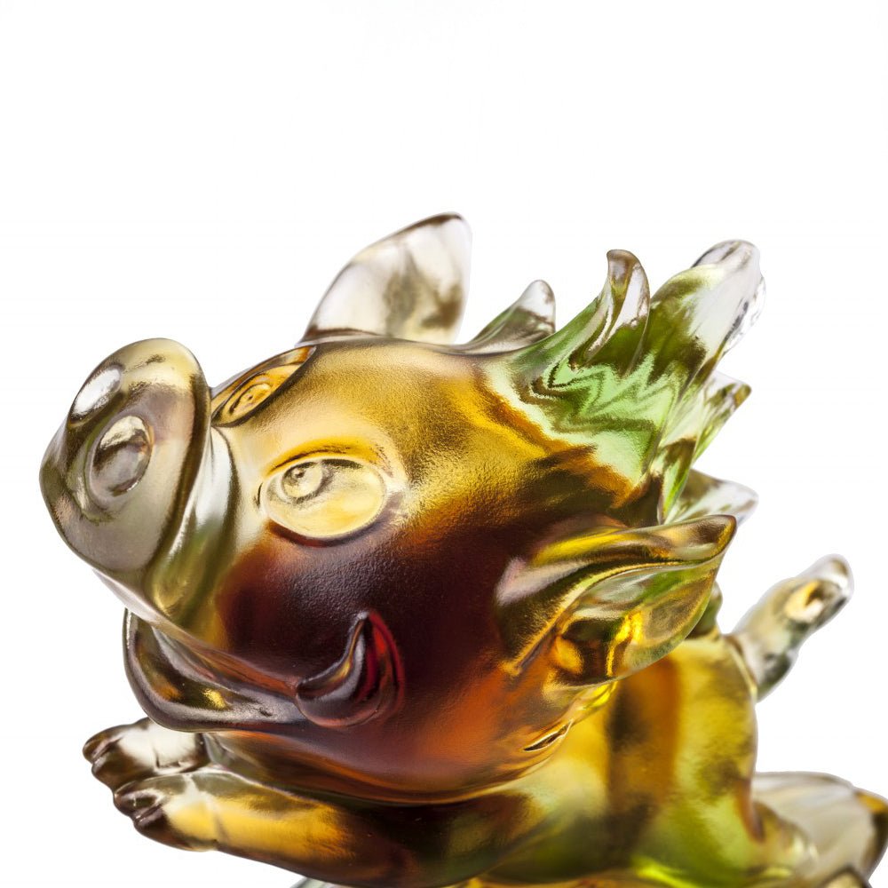 Crystal Animal, Pig, In Pursuit of Dreams - LIULI Crystal Art