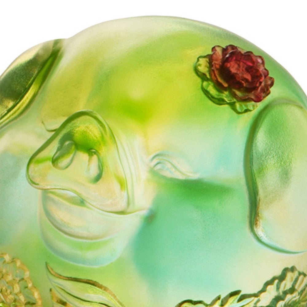 Crystal Animals, Pig, Nothing Will Tear Us Apart (Set of 2) - LIULI Crystal Art