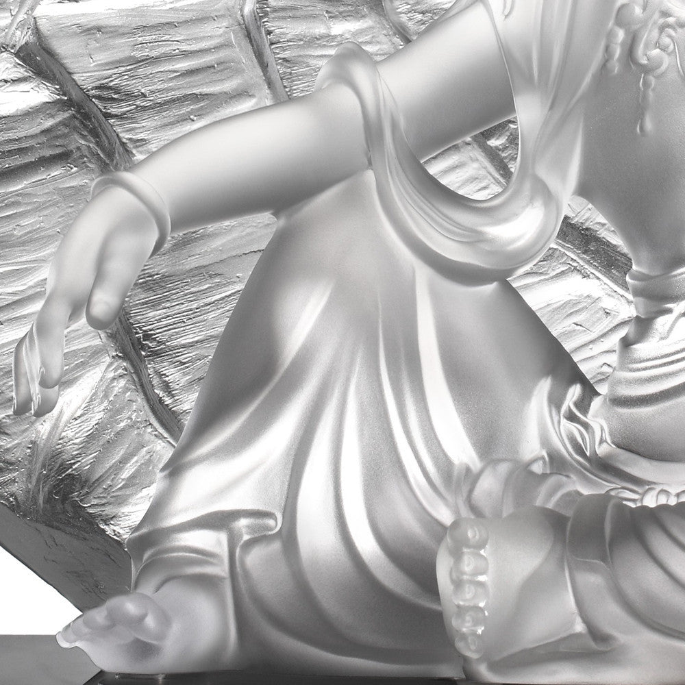 Crystal Buddha, Guanyin, Light Exists Because of Love-Wondrous Illumination - LIULI Crystal Art