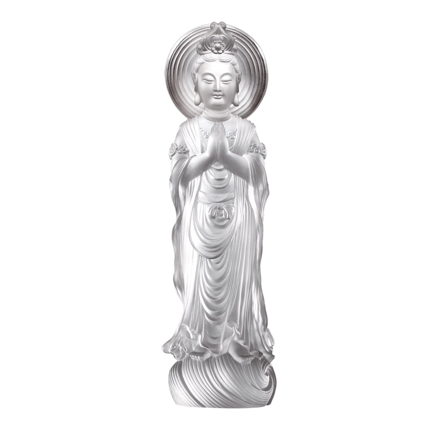 Crystal Buddha, Hechang Guanyin, Wish (Special Edition) - LIULI Crystal Art