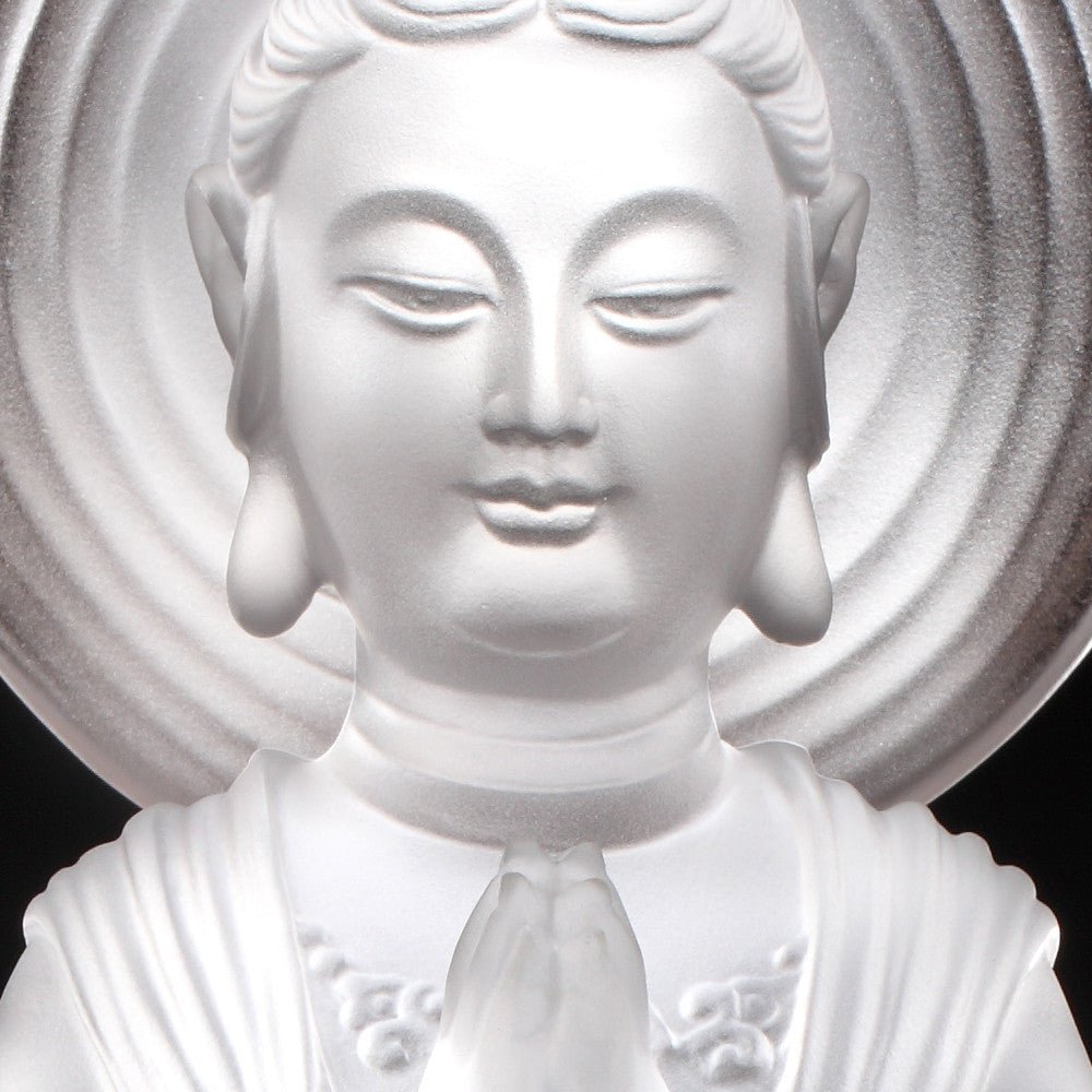 Crystal Buddha, Hechang Guanyin, Wish (Special Edition) - LIULI Crystal Art