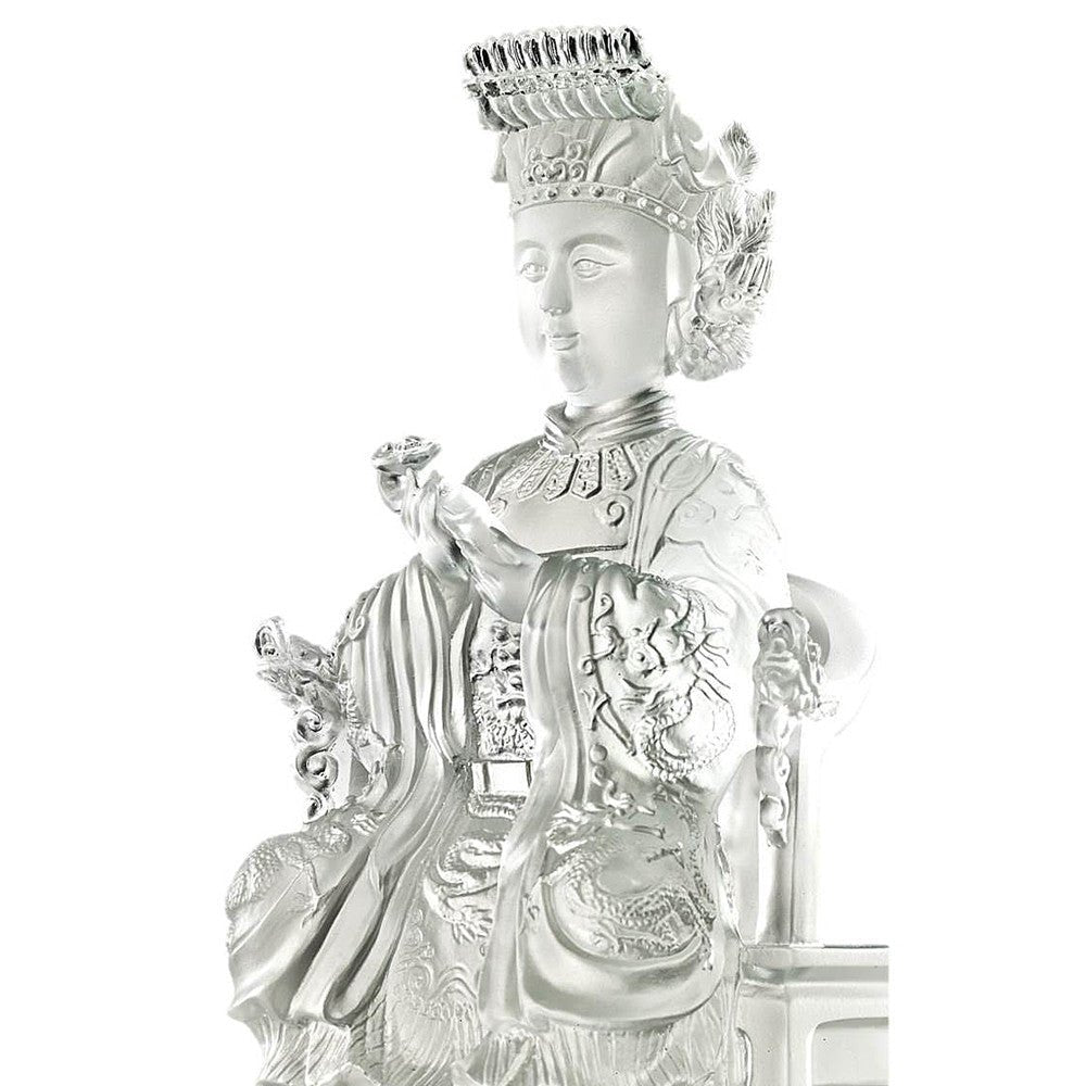 Crystal Buddha, Mazu, Life of Bliss - LIULI Crystal Art