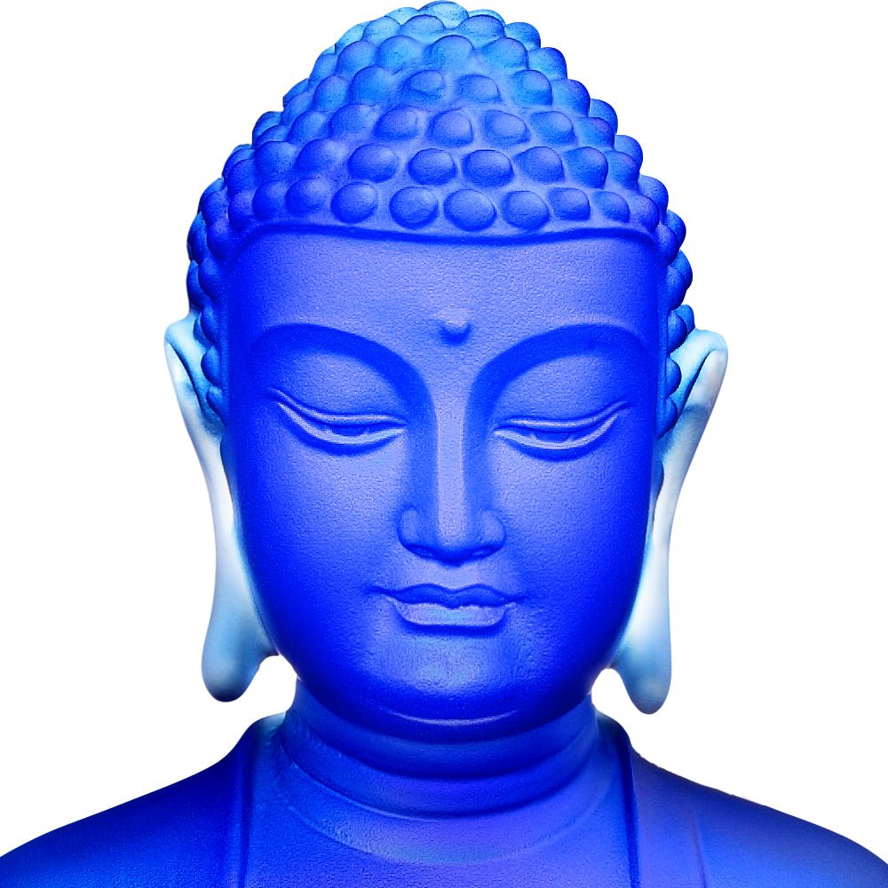 Crystal Buddha, Medicine Buddha, Present Mindfulness - LIULI Crystal Art