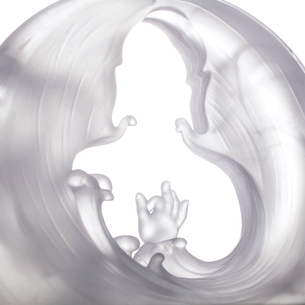 Crystal Buddha, Sakyamuni, Only Love, Only Concern-My Heart of Clarity - LIULI Crystal Art