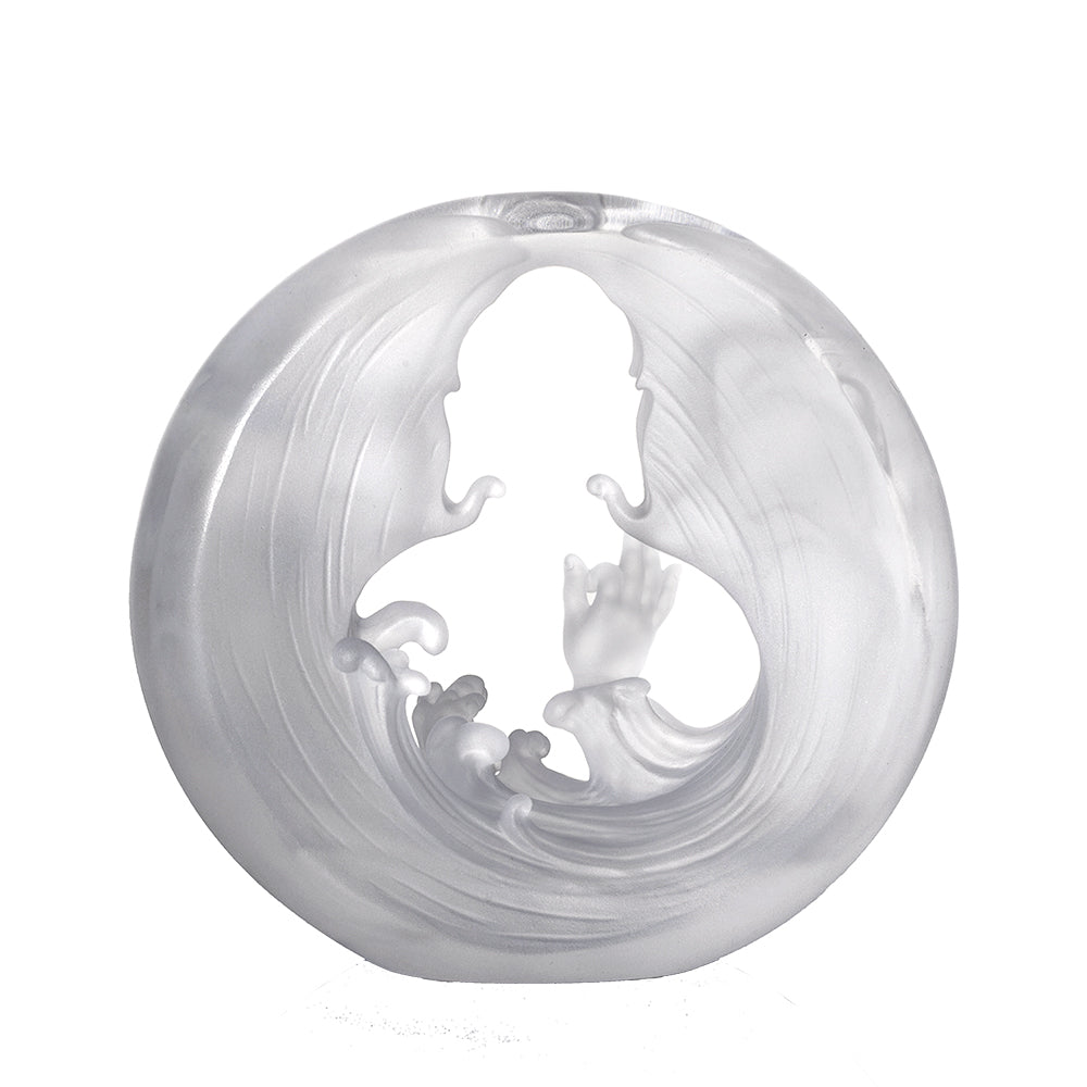 Crystal Buddha, Sakyamuni, Only Love, Only Concern-My Heart of Clarity - LIULI Crystal Art