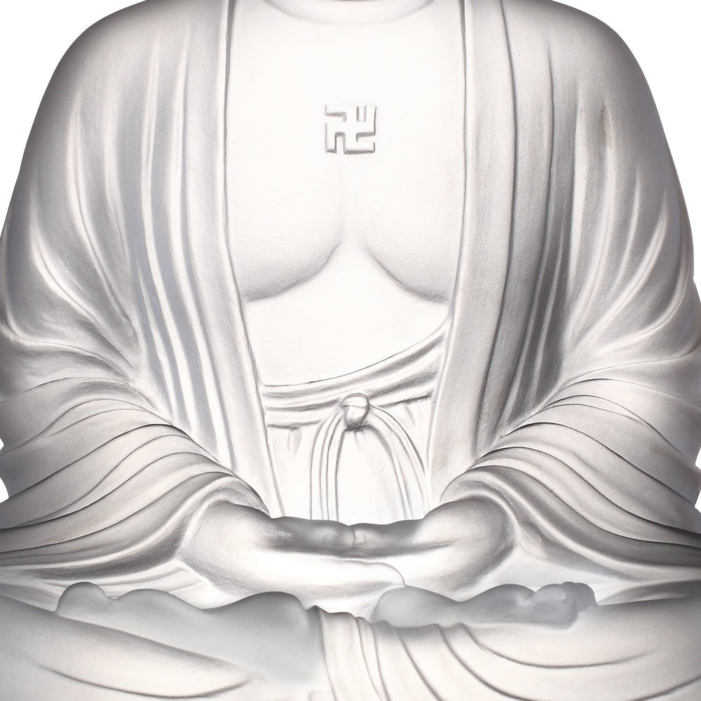 Crystal Buddha, Shakyamuni Buddha, Present Mindfulness - LIULI Crystal Art