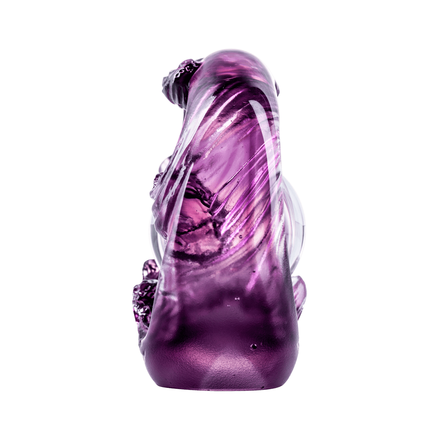 Crystal Feng Shui Art Symbolizing water and the constant flow of riches - LIULI Crystal Art