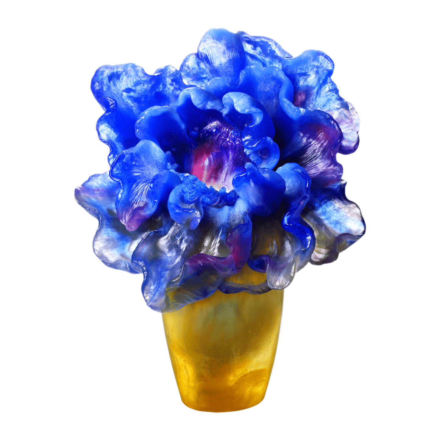 Crystal Flower, Hibiscus Bloom, Happiness in Bloom - LIULI Crystal Art