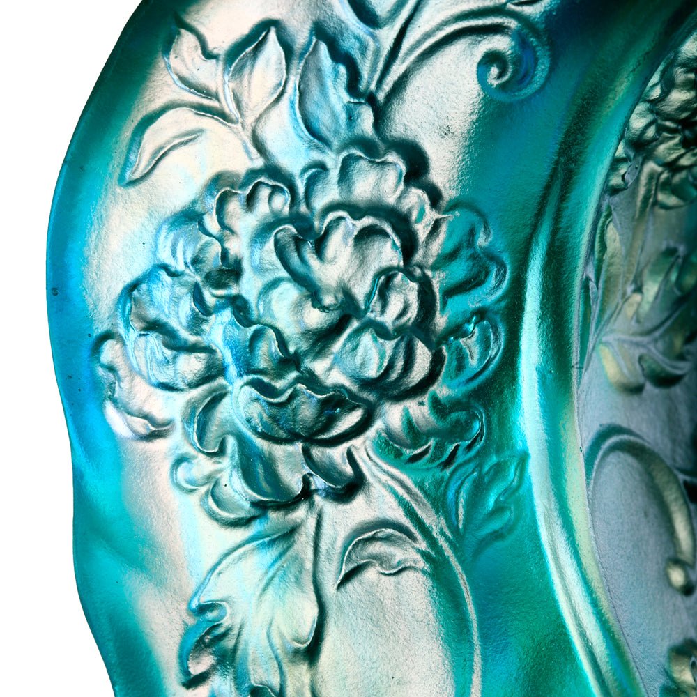 Crystal Fruit, Tangerine, Kitchen Decor, Joy Heralds Spring - LIULI Crystal Art
