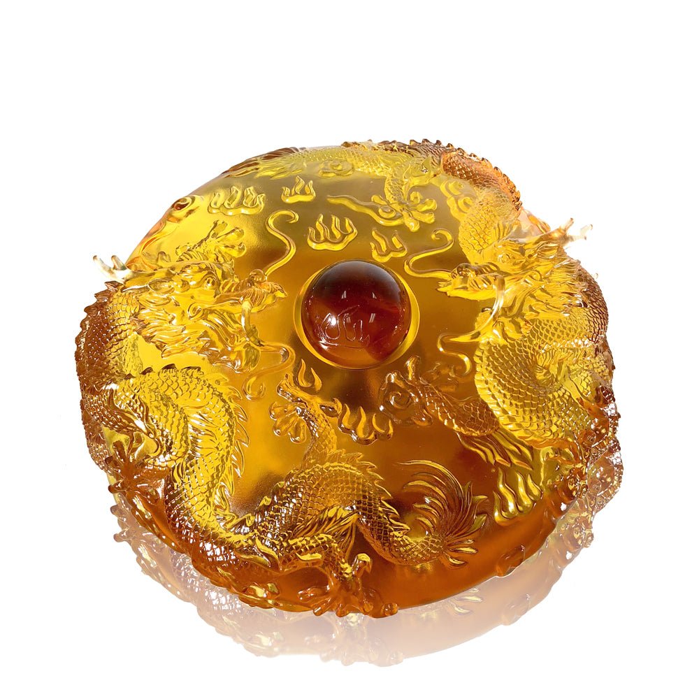 Crystal Mythical Creature, Dragon, Omnipresent Harmony - LIULI Crystal Art