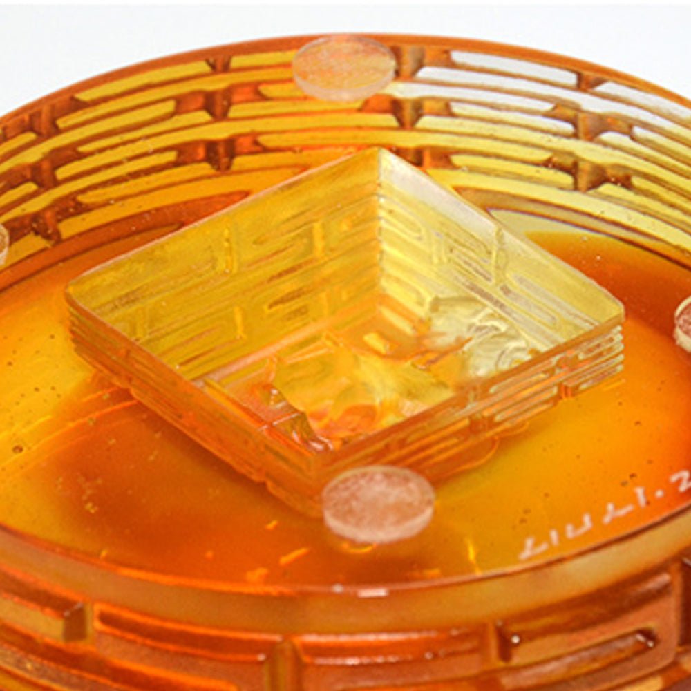 Crystal Paperweight, Mythical Creature, Heavenly Accomplishment - LIULI Crystal Art