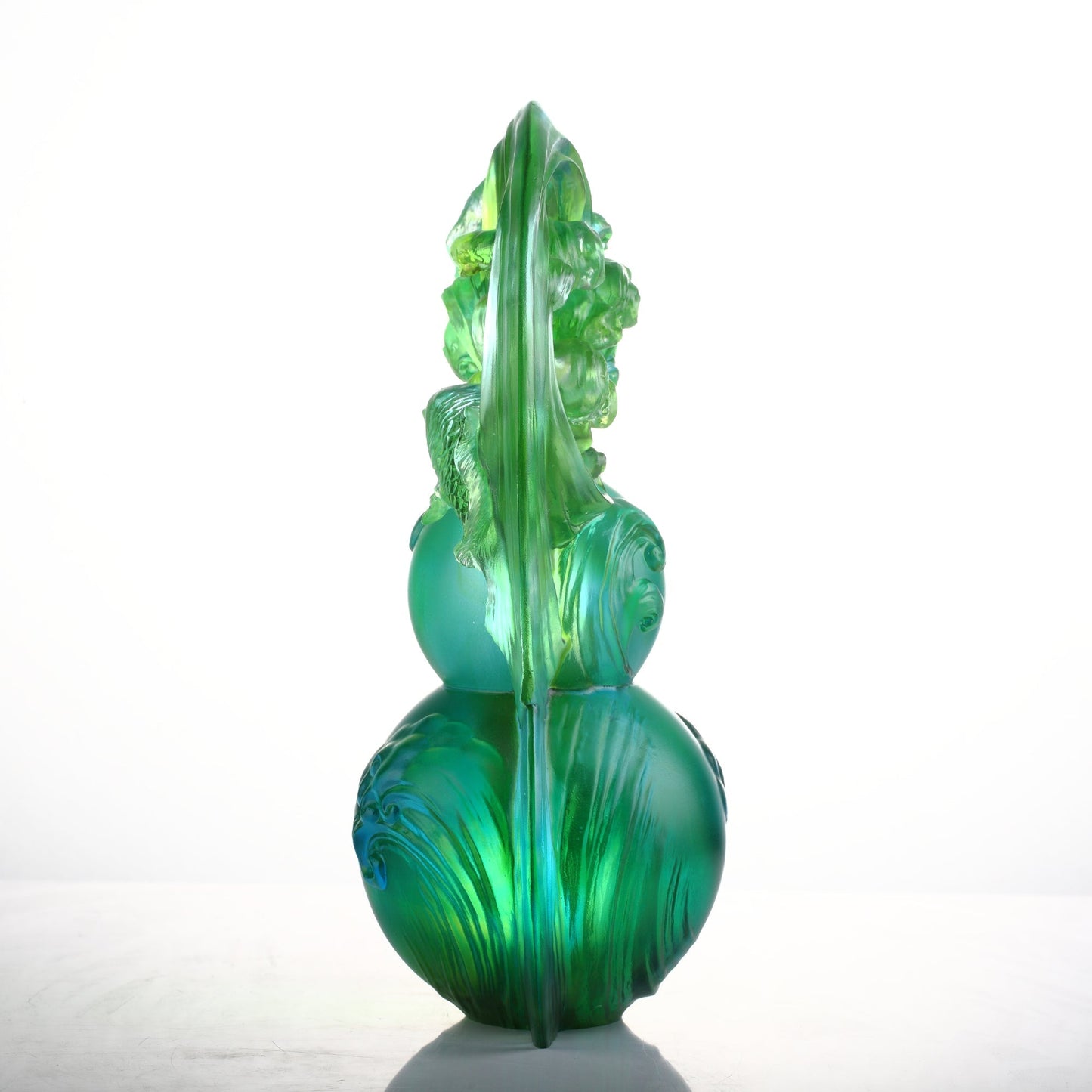 Crystal Sculpture, Hulu Gourd, Fish, Source of Abundance