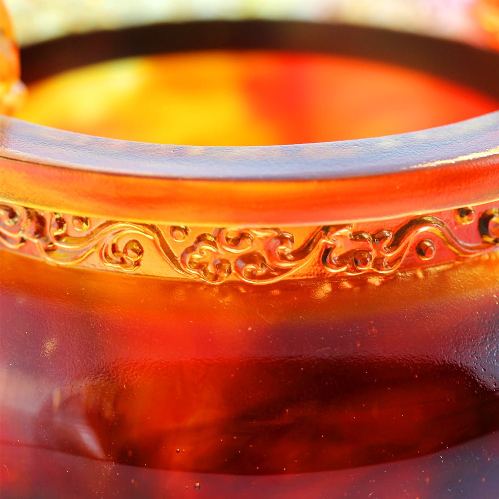 Crystal Vessel, Chinese Ding, Celebratory Ding - LIULI Crystal Art