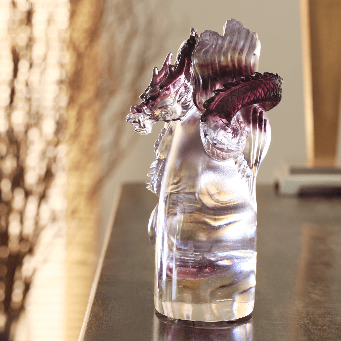 Dragon of Invincible (Unstoppable) - A Call From the Highest Heavens - LIULI Crystal Art