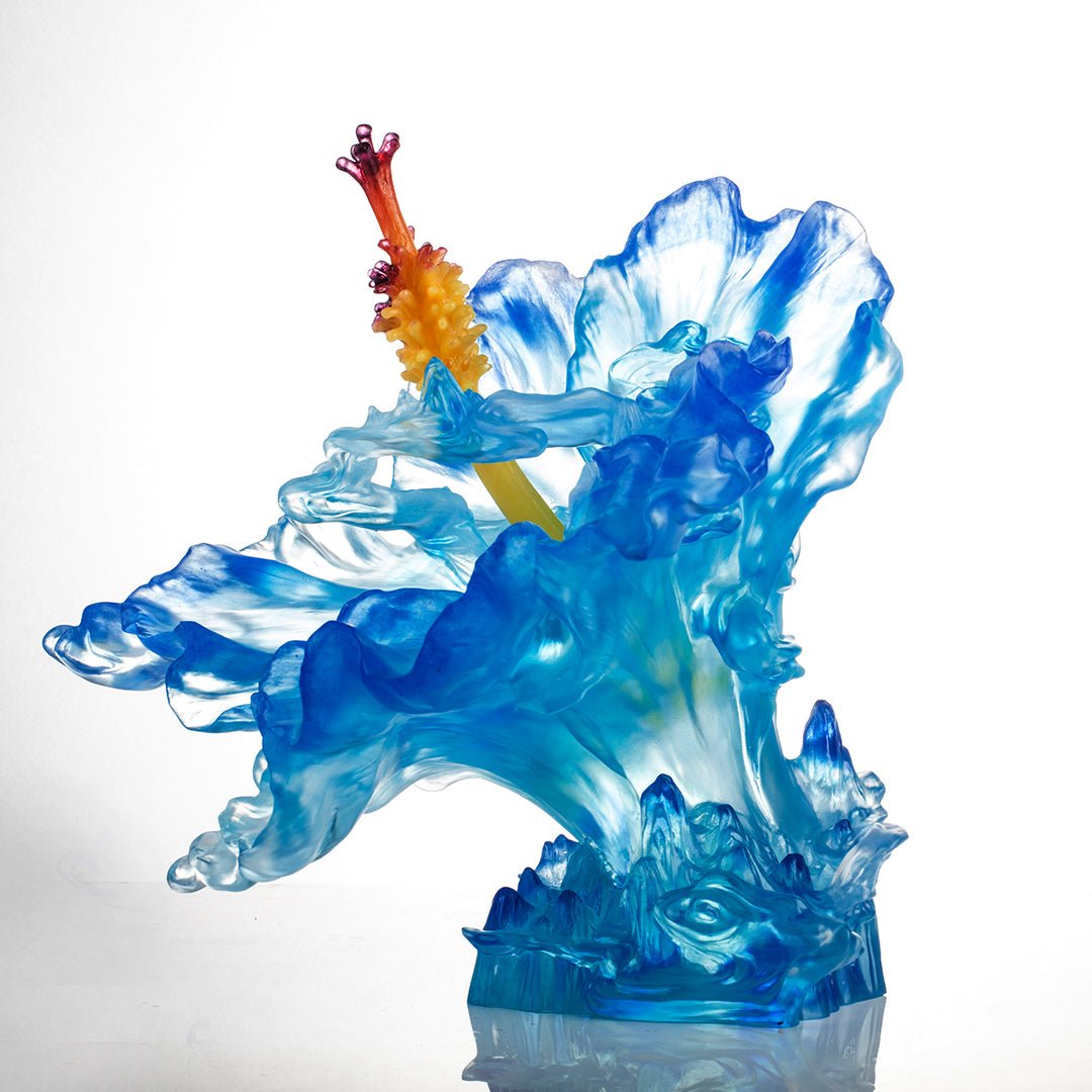 LIULI Crystal Flower Cloudy Peaks Alight